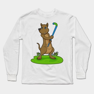 Kangaroo Hockey Hockey stick Long Sleeve T-Shirt